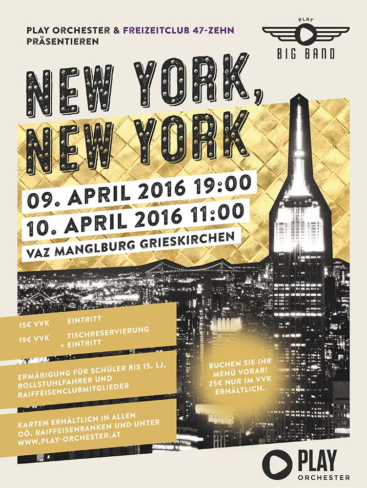 New York, New York 2016 | Plakat